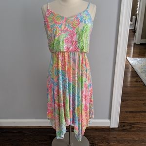 Lilly Pulitzer Dominica Print Jersey Dress Large